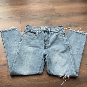 Madewell Light Blue Straight Leg Jeans